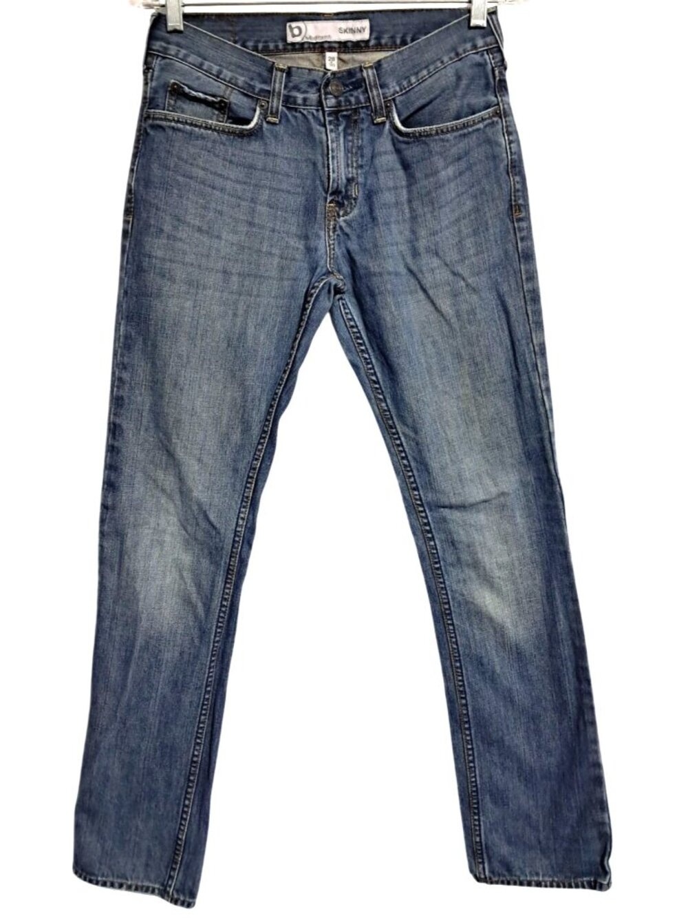 Bullhead Skinny Jeans Mens Size‎ 28x30 Distressed Blue Denim 100% Cotton Made In
